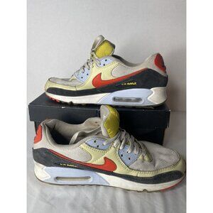 Nike Air Max 90 SE Set To Rise Lemon Drop Team Orange DV2116-700 Sz 10.5, No Box
